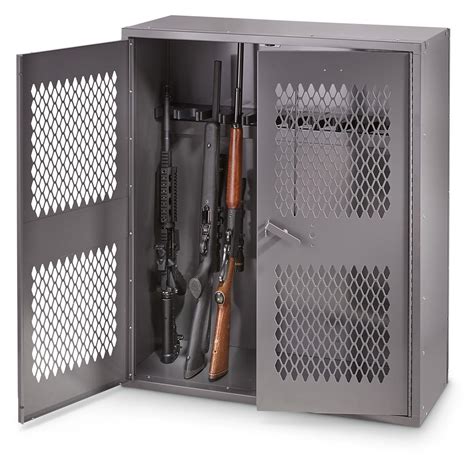 steel security cabinets|gun storage cabinet locking metal.